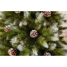 Новогодняя елка TRIUMPH TREE, Императрица, с шишками, 90 см, в мешочке, заснеженная 73810